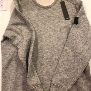 Gray stone island NWT crewneck sweatshirt